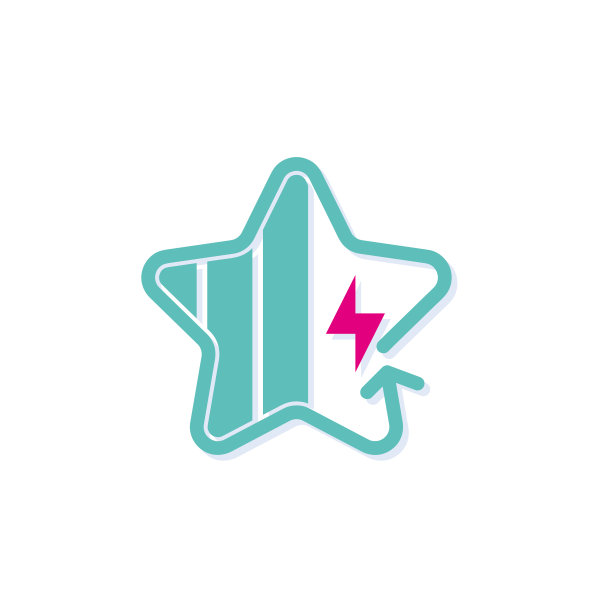 收费标志图标在抽象的星星。图片下载