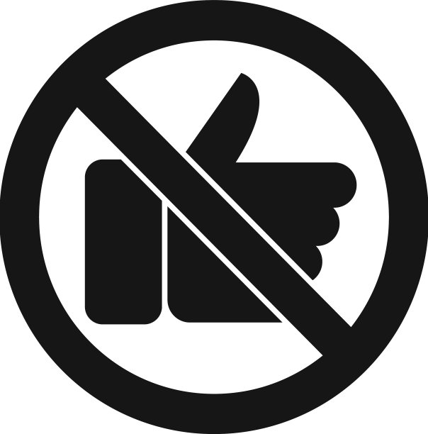 禁止不喜欢图标简约社交图片下载