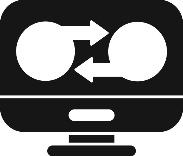 重新设计颜色图标的简约网页设计图片下载