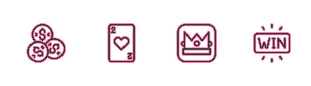 设置线赌场筹码与美元国王玩图片下载