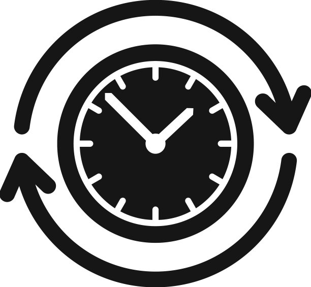 时间控制图标：简约项目时钟图片下载