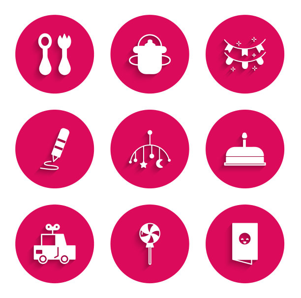 设置婴儿床挂玩具棒棒糖淋浴图片下载