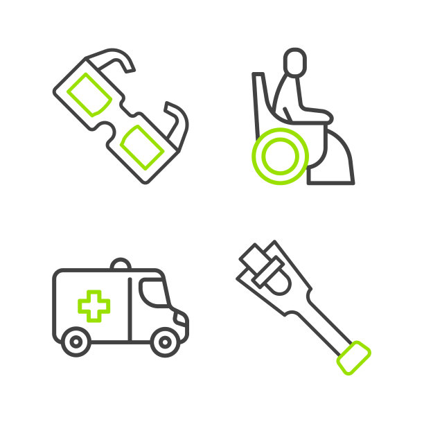 设线假肢腿紧急车里的妇女图片下载