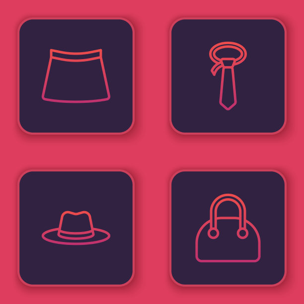 套装裙子男士帽子领带和手提包蓝色图片下载