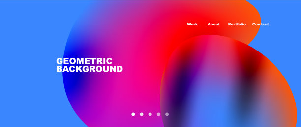 具有流动梯度的流体形状抽象图片下载