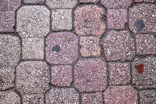 近距离拍摄的红色瓷砖地板图片下载