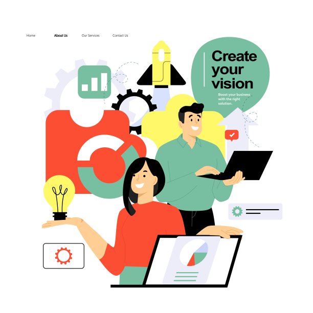 企业的启动、启动和发展。业务增长，成功战略，创新。矢量插图。团队合作理念图片下载