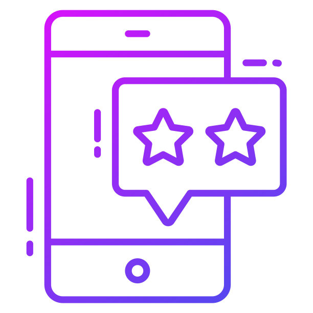 在线评级图标，调查和反馈，现代矢量插图图片下载