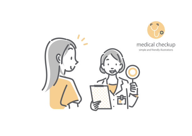 医生与病人，告知体检结果图片下载