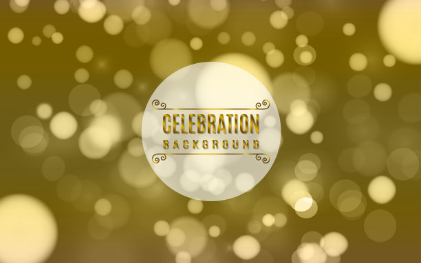 模糊的金色散焦圣诞背景风格图片下载