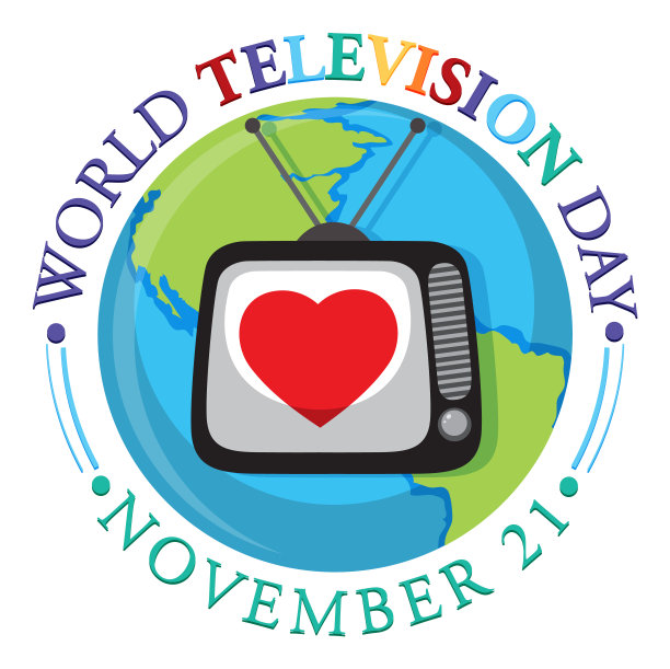 世界电视日标志设计图片下载
