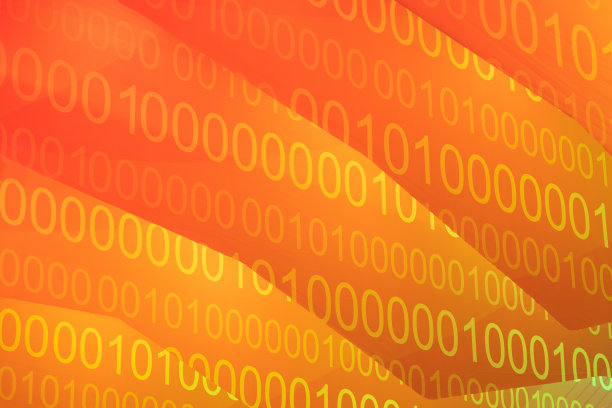 彩色0和1数字背景图片下载