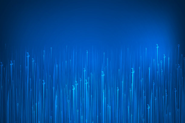 带有抽象编号的数字行。大数据技术背景。图片下载