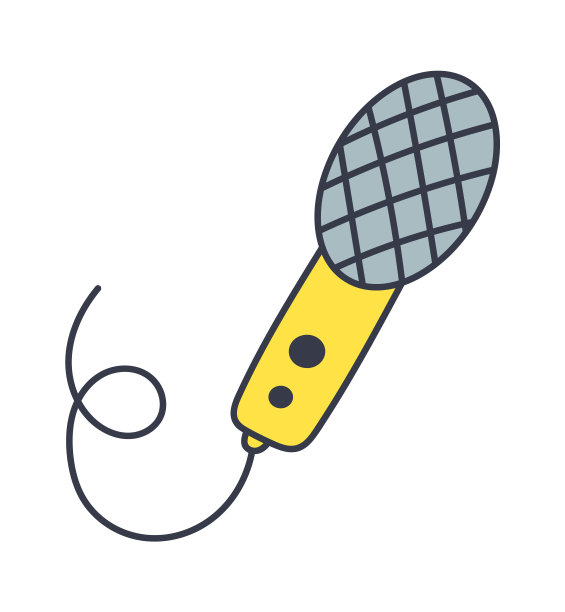 工作室麦克风图标。矢量图图片下载