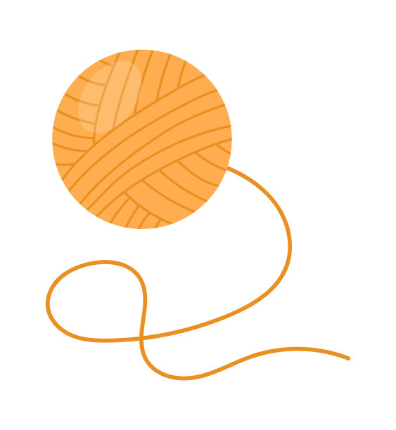 线球。针线活缝纫裁剪工具。矢量图图片下载