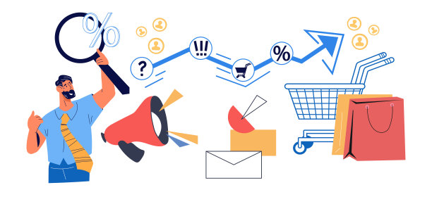 消费者需求与行为。消费支出，顾客购物习惯。图片下载