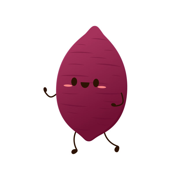 红薯漫画。红薯人物设计。图片下载