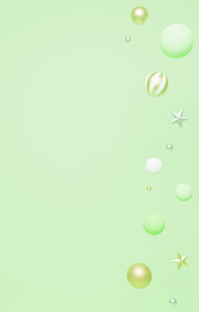 可爱的饰品的3d图像在柔和的颜色图片下载