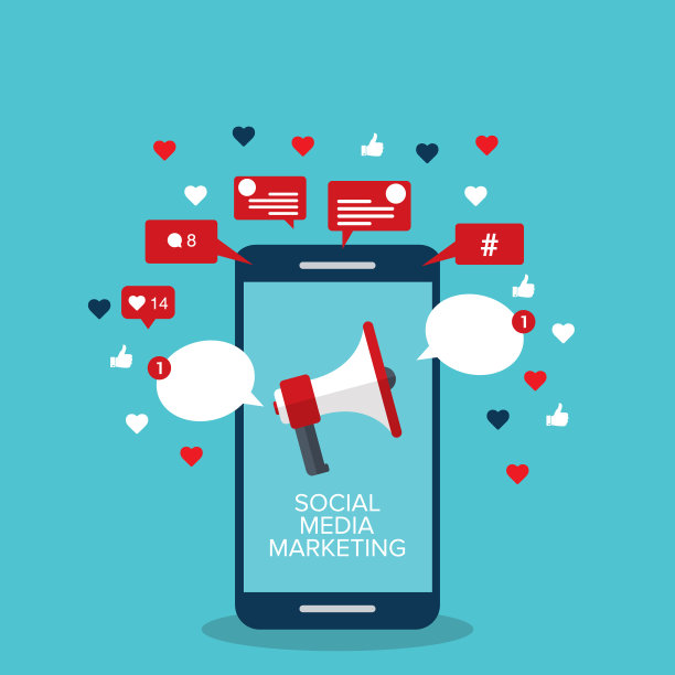 社交媒体营销图片下载