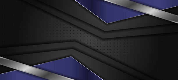 摘要深蓝色银灰色技术背景设计。现代未来主义背景。可以用于着陆页，书籍封面，小册子，传单，杂志，任何品牌，横幅，标题，演示文稿，和墙纸背景图片下载