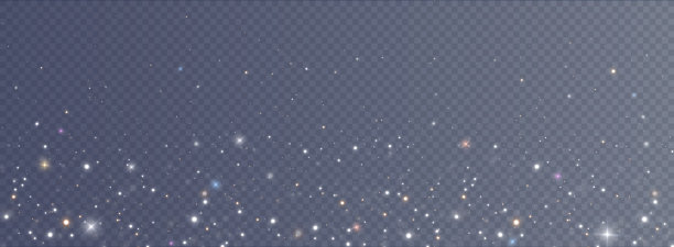 圣诞节的背景。粉尘轻PNG。魔法闪耀着金色和白色的尘埃。细小的、有光泽的灰尘颗粒会轻微脱落。奇妙的微光效果。矢量插画家。图片下载