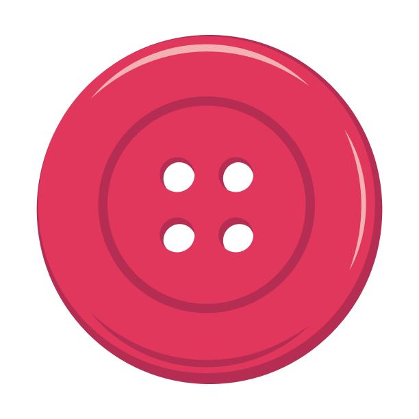 圆的按钮。缝纫、针织、针线活。矢量插图的裁缝设备和供应隔离在白色图片下载