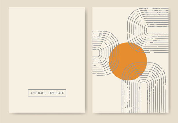 通用抽象蜡笔彩色模板笔记本封面。图片下载