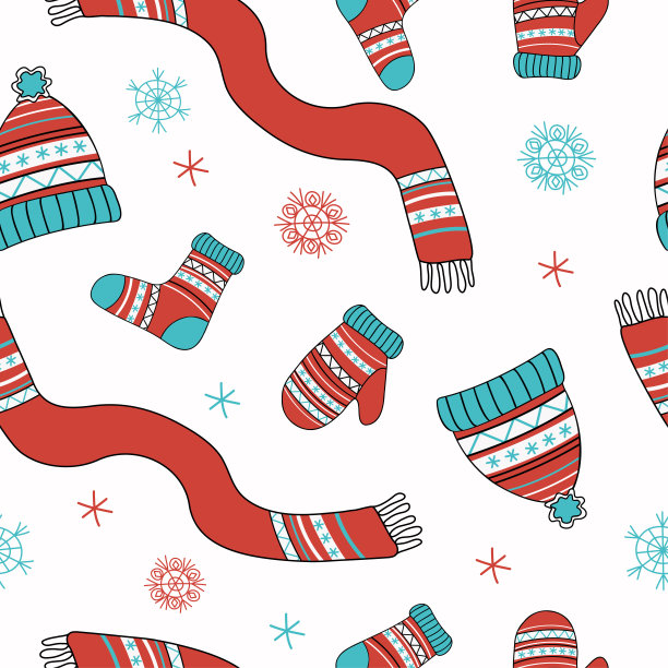 针织品的模式。冬天。图片下载