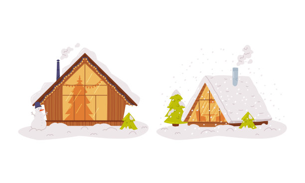 冬季插画素材ID：431971710