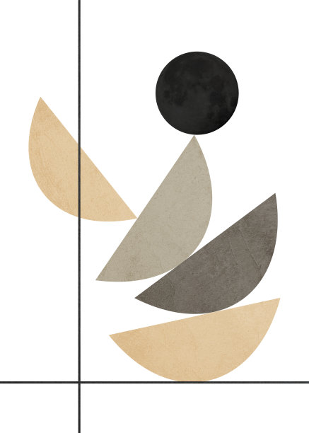 几何抽象艺术，大理石纹，彩色图片下载