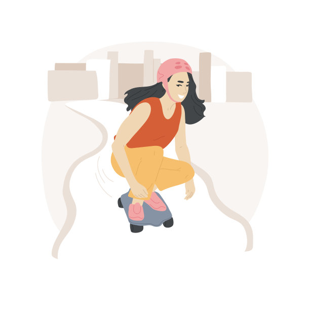 长板孤立卡通矢量插图。图片下载