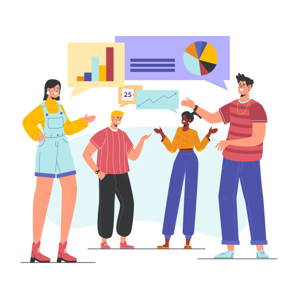 手绘人规划业务图片下载