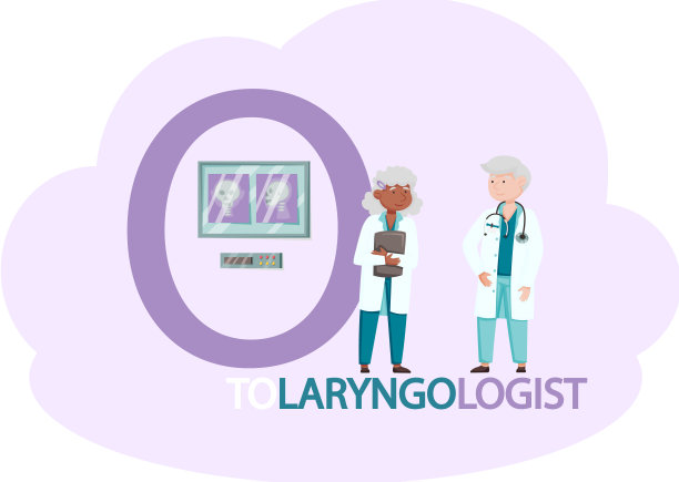 医生进行检查，诊断和治疗病人，耳鼻喉科医生图片下载