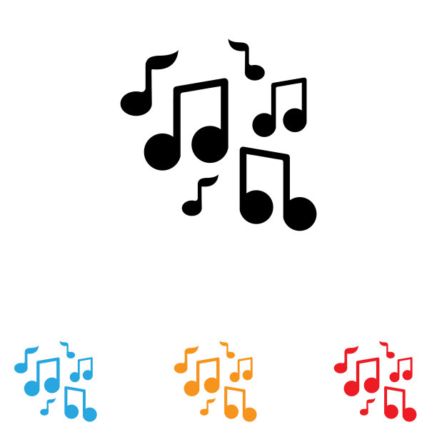 音乐音符图标设计图片下载