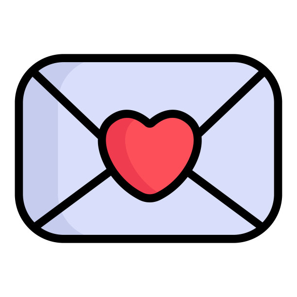 爱情短信后期颜色线图标图片下载