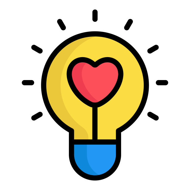 亮球的想法颜色线图标图片下载