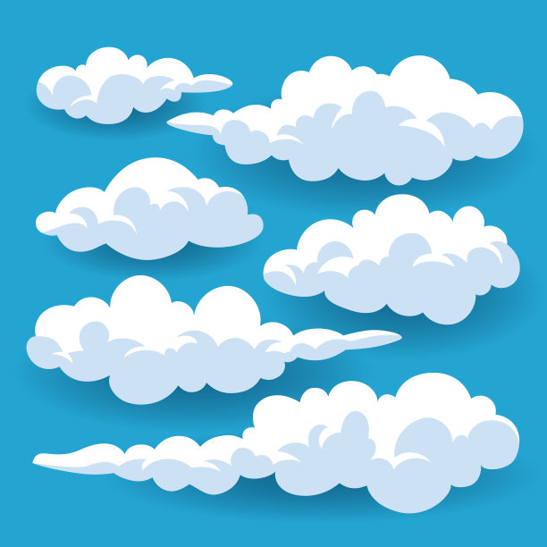 卡通云套装图片下载