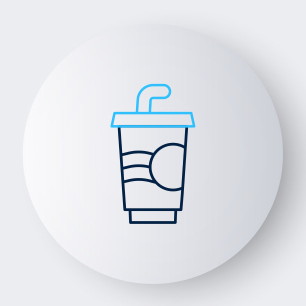 在纸玻璃上放上吸管和水图片下载