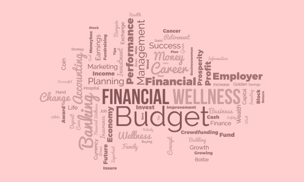 财安康天下云背景。矢量插画设计概念。图片下载