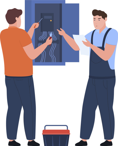 男电工检查计划电路图片下载