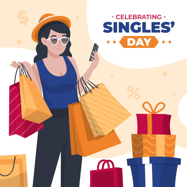 双十一-插画模板素材ID：431988180