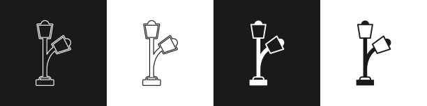 将落地灯图标设置为黑白隔离图片下载