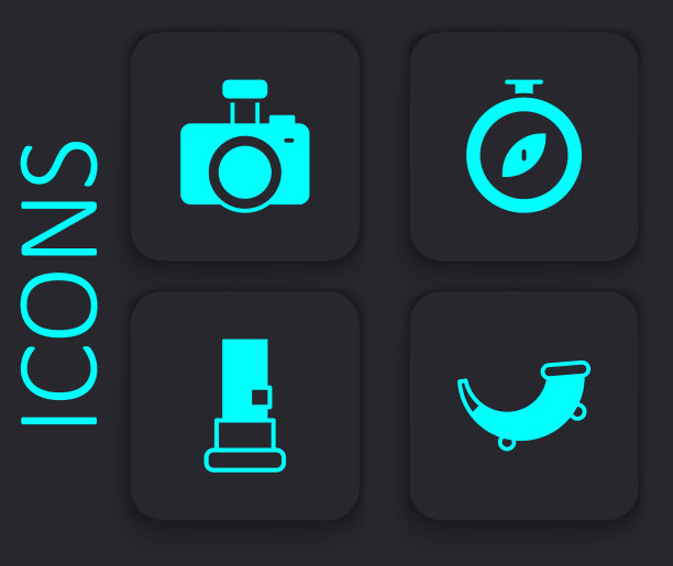 设猎角照相相机罗盘和图片下载