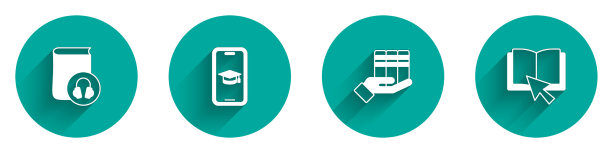 在手机书上设置有声书毕业帽图片下载