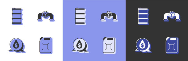 设置罐为汽油桶油滴图片下载