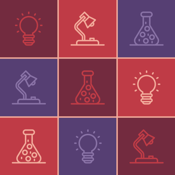 设线创意灯，光的想法试管和图片下载