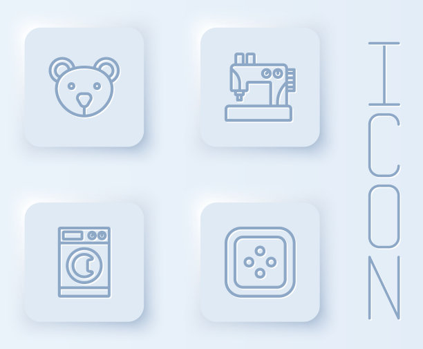 套线泰迪熊毛绒玩具缝纫机图片下载