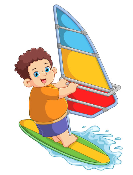 参加帆船赛的英俊男人图片下载