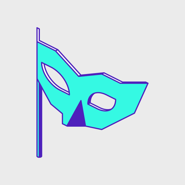 假面面具等距图片下载