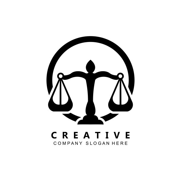 法律标志，天平正义矢量，设计典当行品牌，法律，律师，金融机构图片下载
